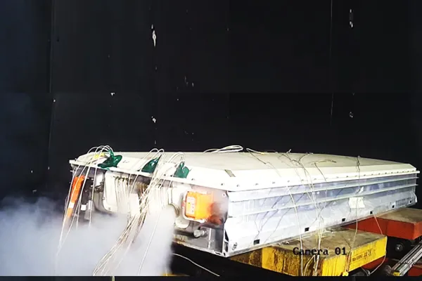 battery pack Thermal Runaway and Thermal Propagation Test by reptbattero