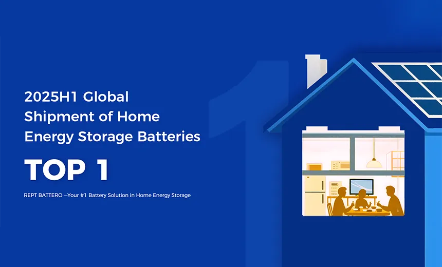 le spedizioni globali di batterie residenziali sono al primo posto nel 2025h1 secondo reptbattero